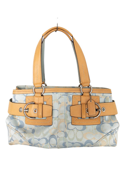 #145 Coach Shoulder Bag Blue | c. 184 | Size