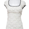 #021 Wrapper Short Sleeve White | c. 209 | Size 8