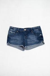#074 Arizona Jean Company Booty Short Blue | c. 213 | Size 6/8