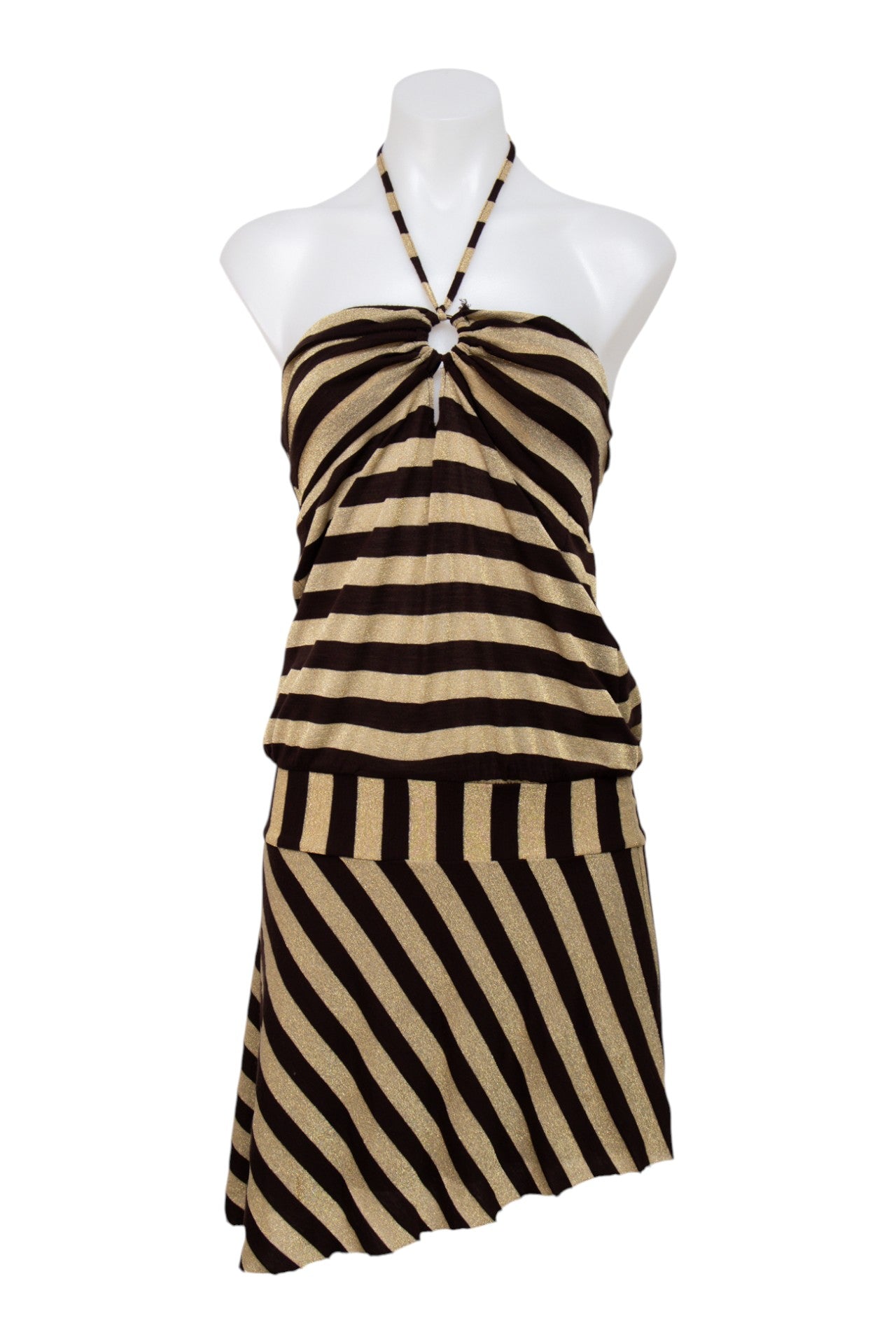 #091 M By Munthe Halter Top Gold | c. 201 | Size 8