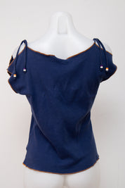 #165 Tammy Baby Tee Navy | c. 211 | Size 8