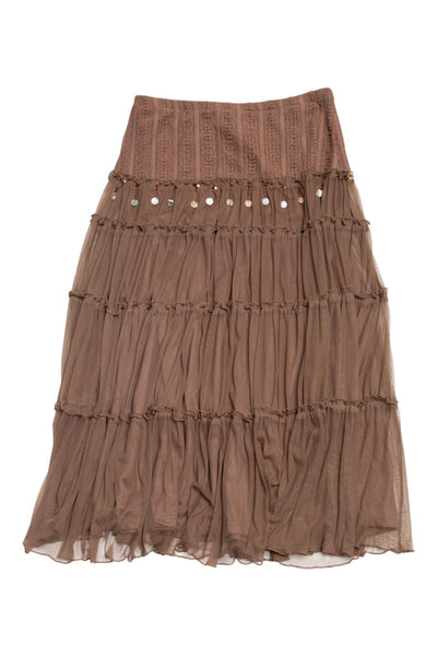 #118 Michel Skirt Brown | c. 200 | Size 12
