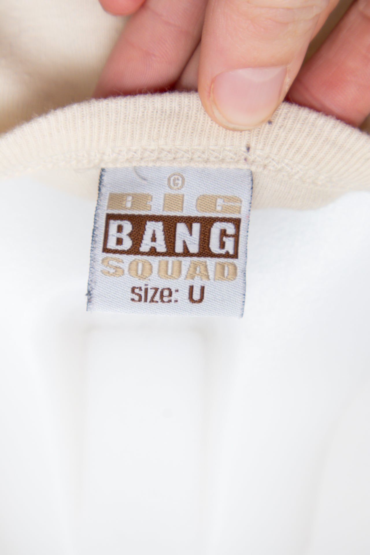 #67 Bang Squad T-shirt Beige | c. 193 | Size 8/10