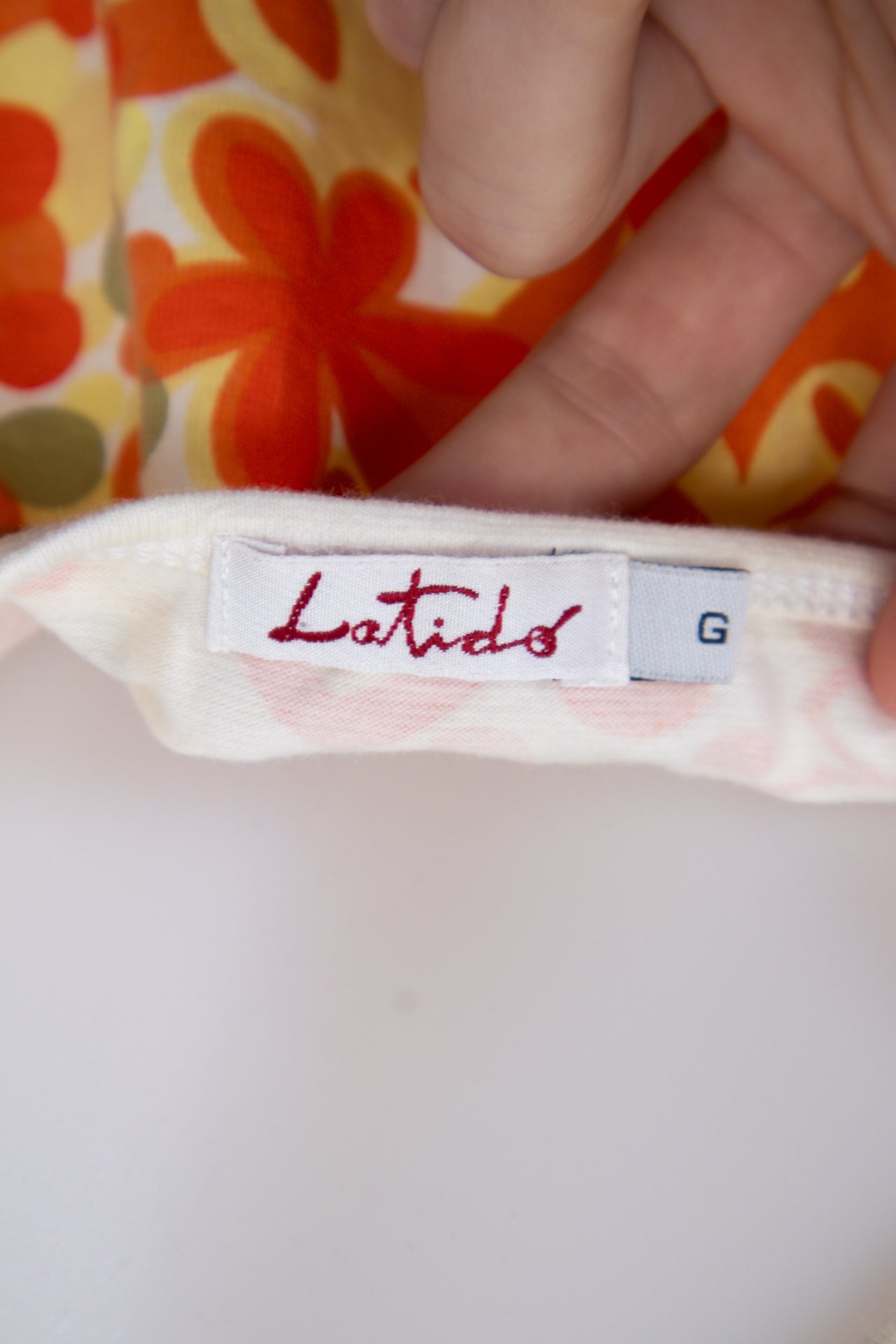 #024 Latidos Cami Top Orange | c. 200 | Size 8