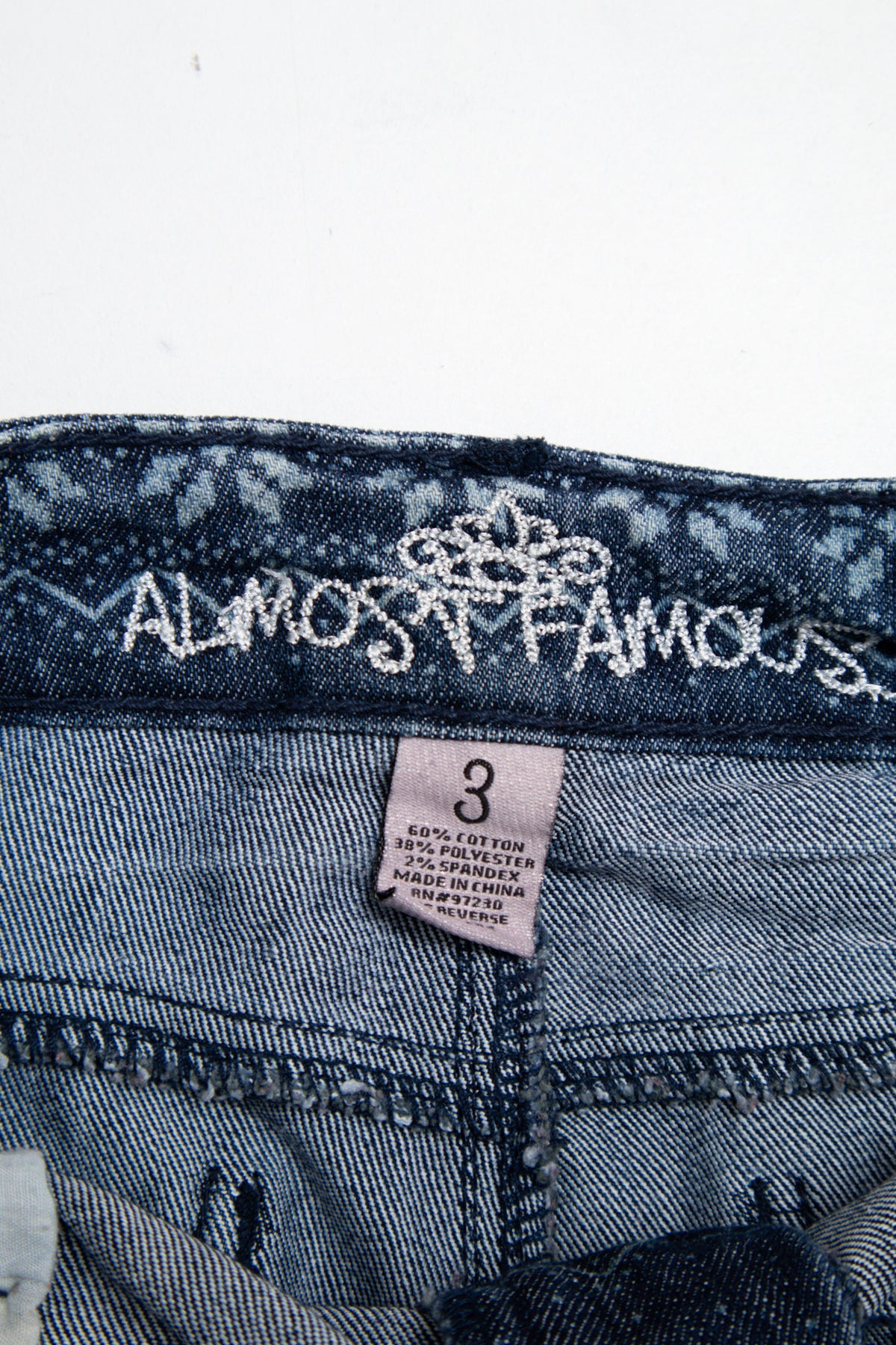 #153 Almost Famous Mini Skirt Blue | c. 209 | Size 8