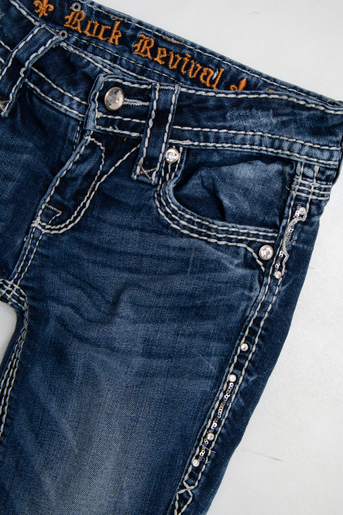 #124 Rock Revival Jeans Blue | c. 209 | Size 6