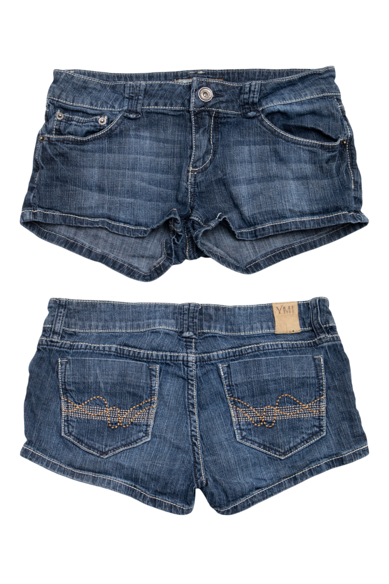#098 Ymi Jeans Denim Shorts Blue | c. 201 | Size 6