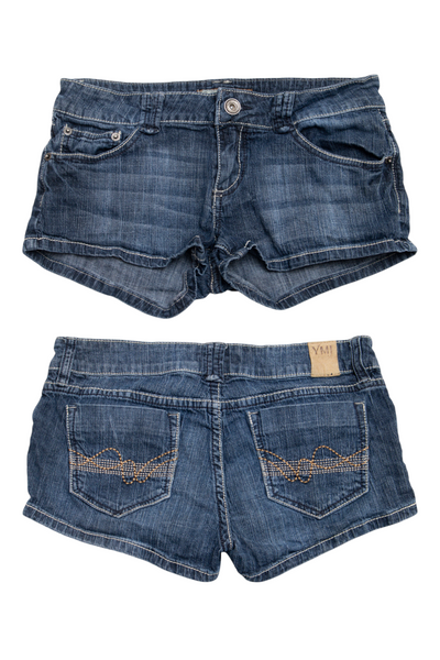 #098 Ymi Jeans Denim Shorts Blue | c. 201 | Size 6