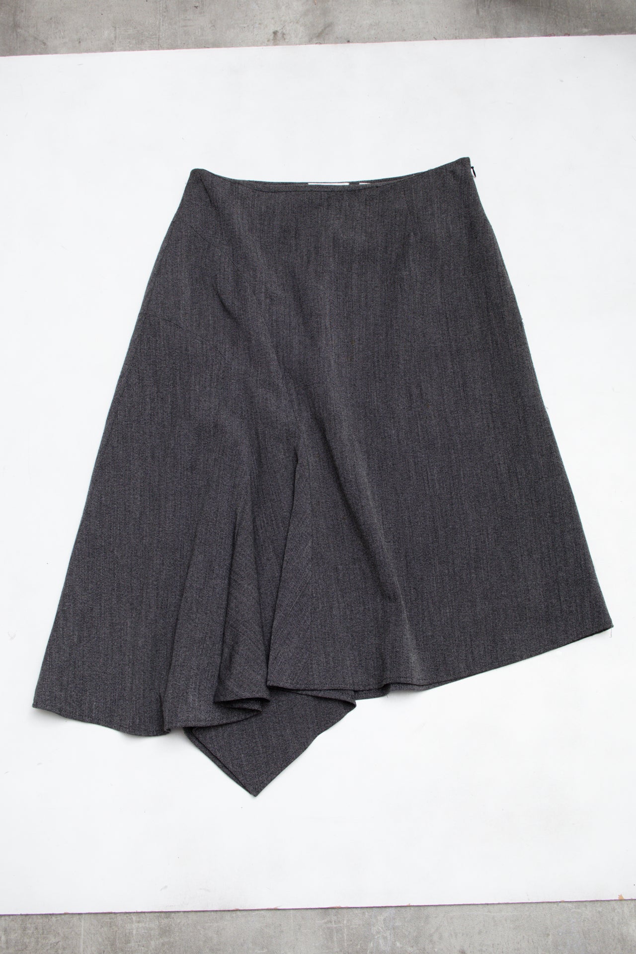 #155 Lena Gabrielle Skirt Gray | c. 193 | Size 10