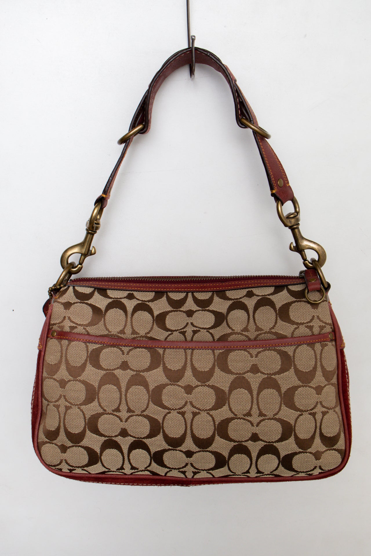 #190 Coach Shoulder Bag Brown | c. 196 | Size