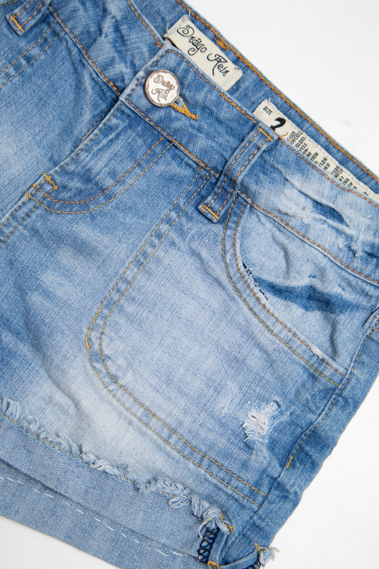 #086 Indigo Rein Denim Shorts Blue | c. 204 | Size 6