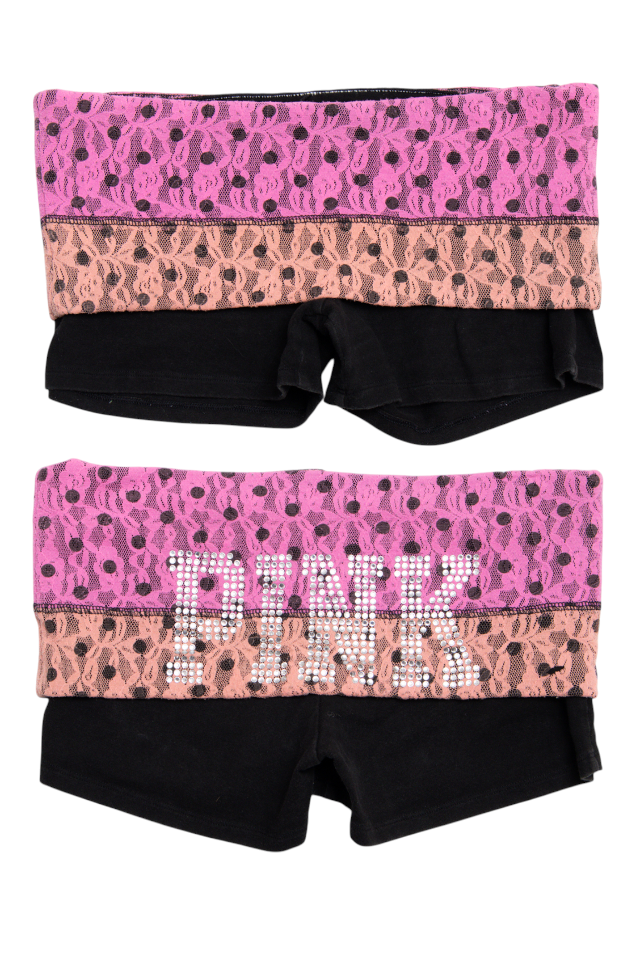 #109 Victoria's Secret Pink Shorts Black | c. 202 | Size 6/8