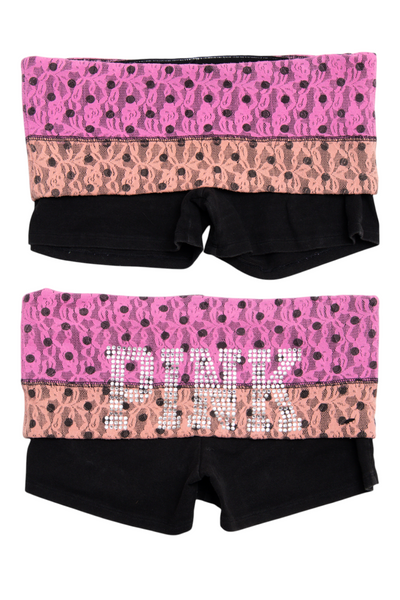 #109 Victoria's Secret Pink Shorts Black | c. 202 | Size 6/8