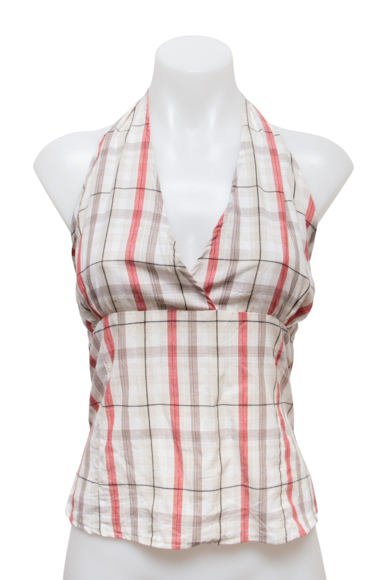 #62 Preloved Charlies Halter Top Beige | c. 190 | Size 12/14