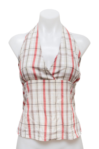 #62 Preloved Charlies Halter Top Beige | c. 190 | Size 12/14