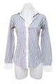 #099 Brooks Brothers T-shirt White | c. 199 | Size 8