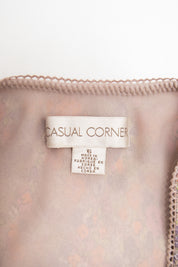 #115 Casual Corner Long Skirt Pink | c. 213 | Size 6