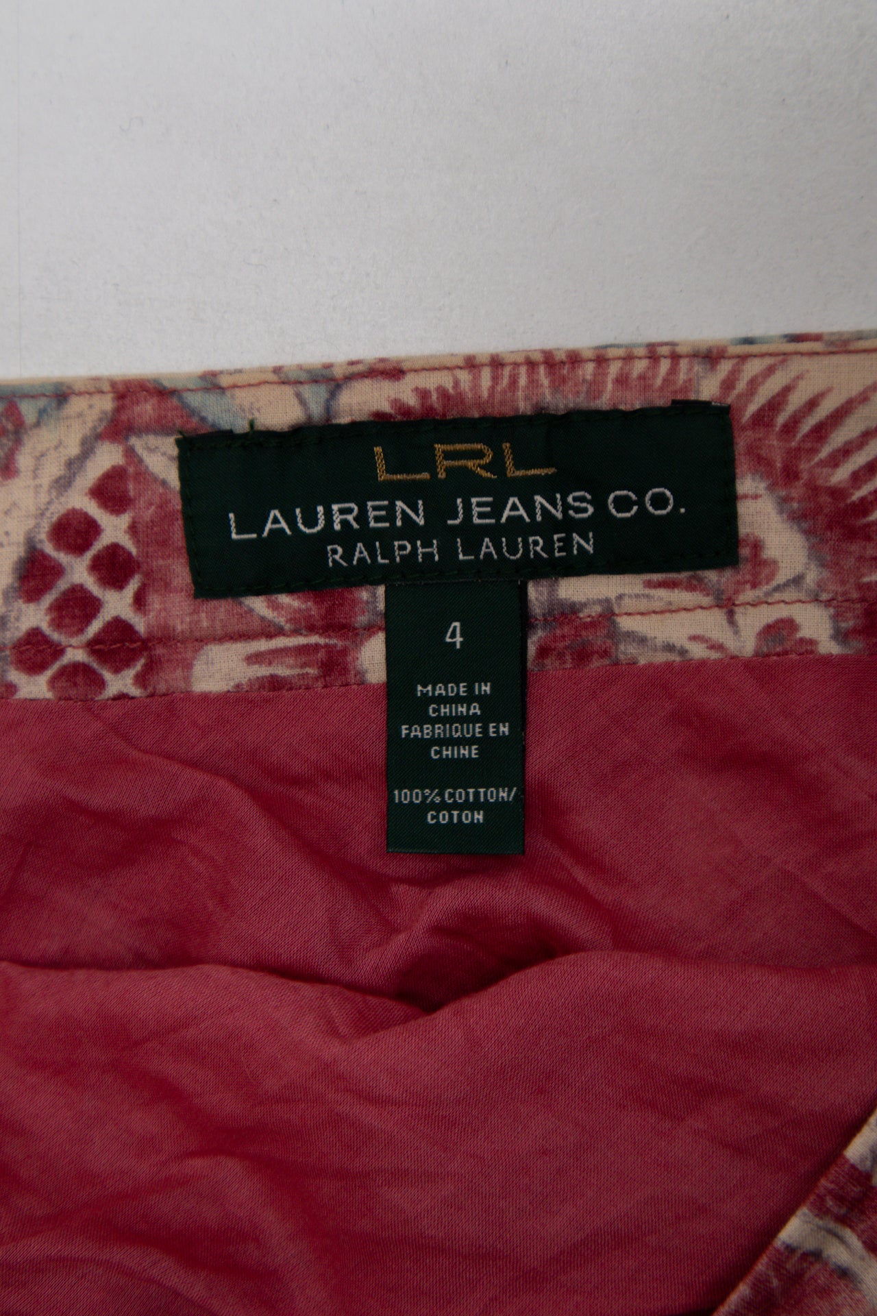 #111 LRL Lauren Jeans Co. Ralph Lauren Skirt Pink | c. 200 | Size 8/10