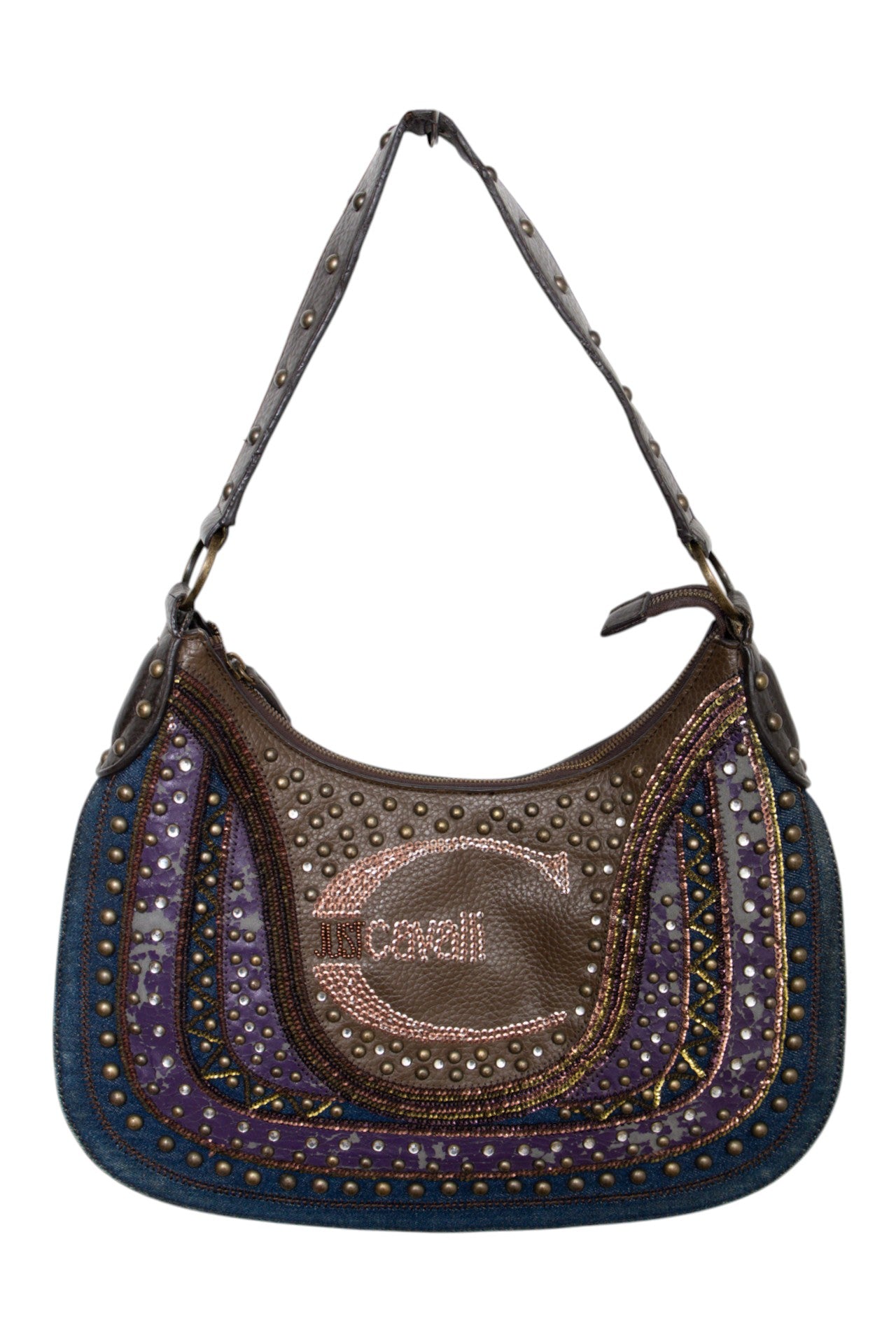 #198 Just Cavalli Shoulder Bag Brown | c. 196 | Size