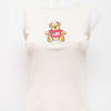 #59 Jennyfer Tank Top White | c. 196 | Size 8