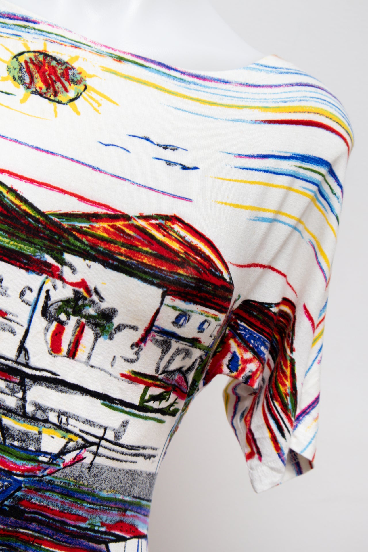 #46 Intrama S/m T-shirt White | c. 192 | Size 8