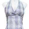 #133 Halter Top Blue | c. 188 | Size 12/14