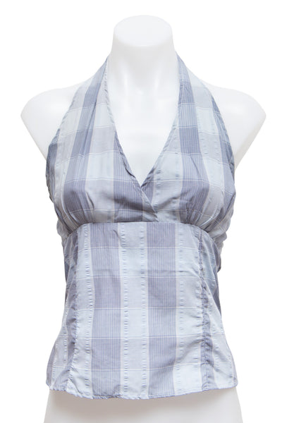 #133 Halter Top Blue | c. 188 | Size 12/14