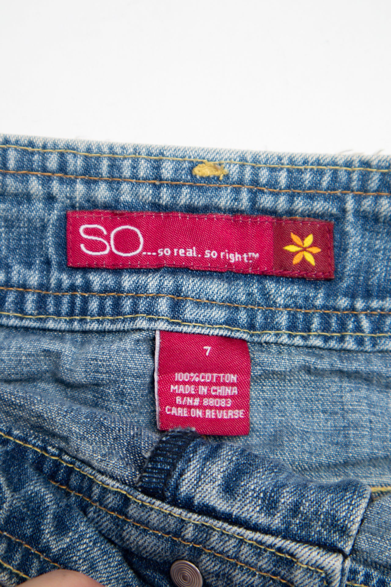 #156 So Mini Skirt Blue | c. 203 | Size 8