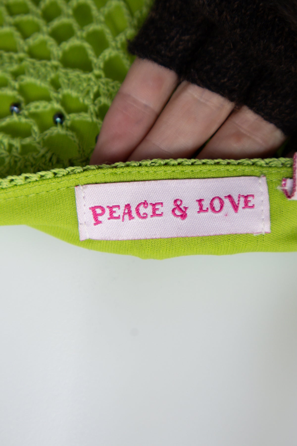 #001 Peace & Love Cami Green | c. 209 | Size 8