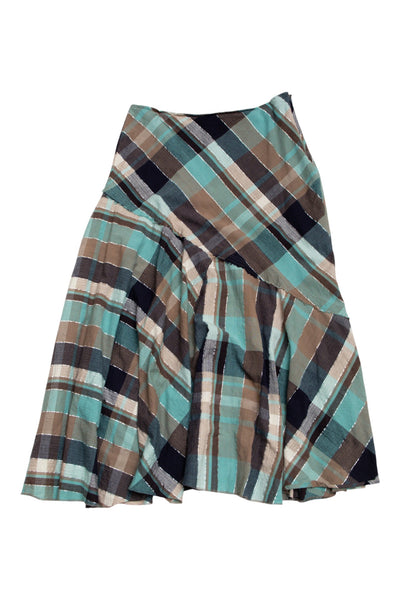 #156 Mix Nouveau Skirt Green | c. 197 | Size 12