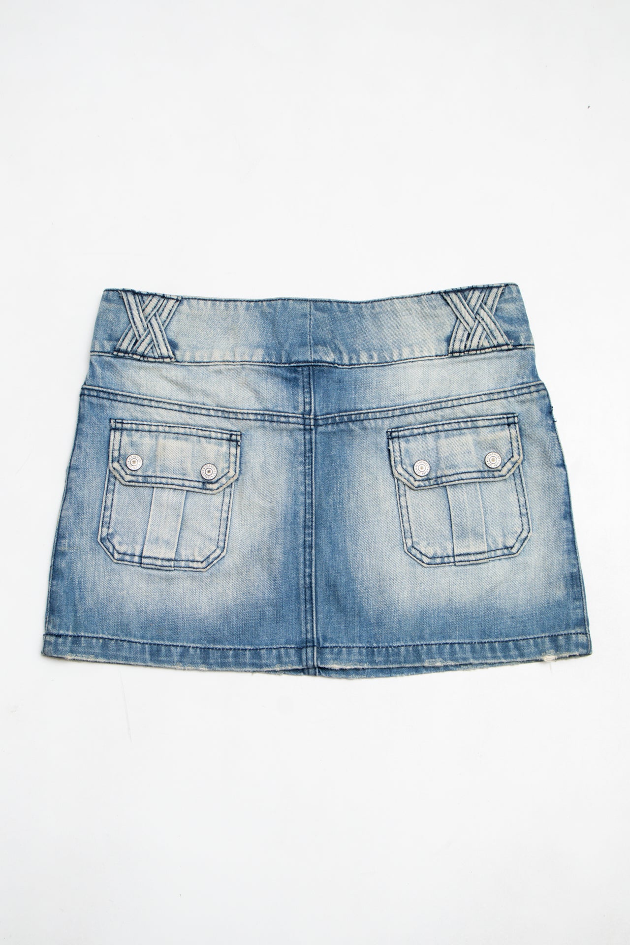 #155 Jeanswest Mini Skirt Blue | c. 203 | Size 8
