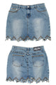 #167 Street Code New York Mini Skirt Blue | c. 209 | Size 8/10