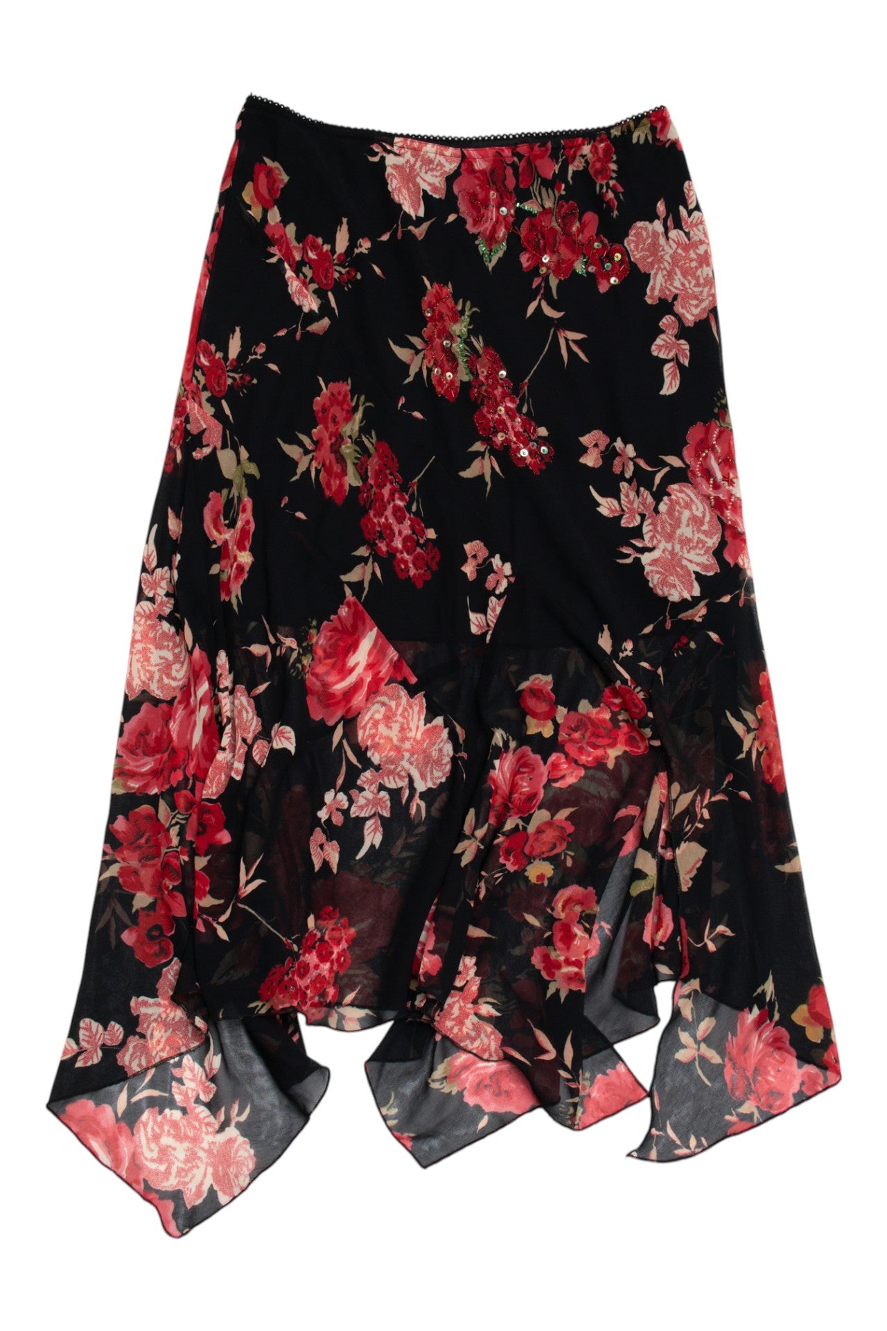 # Connected Skirt Black | c. 194 | Size 12