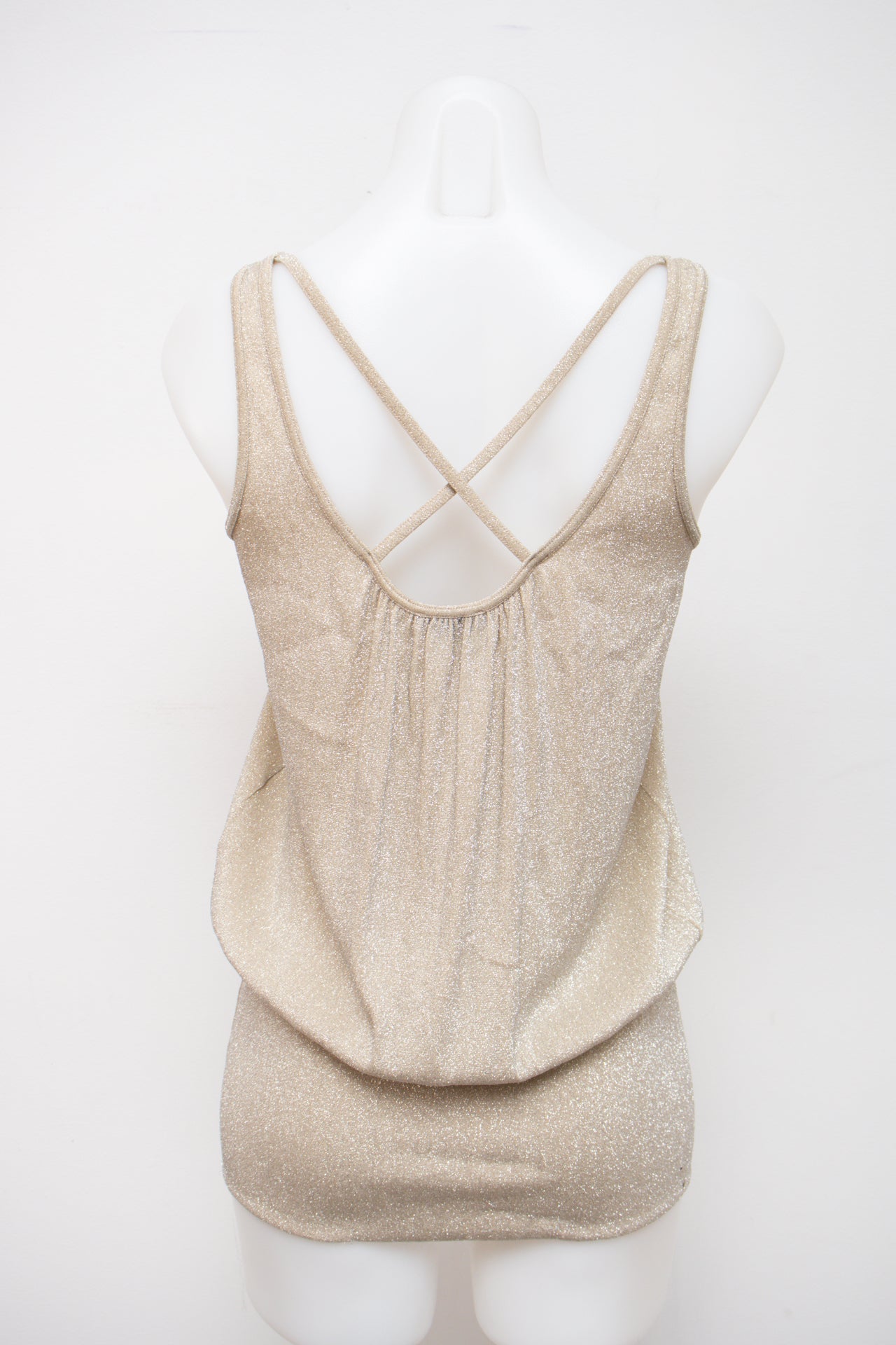 #41 H&m Mini Skirt Gold | c. 196 | Size 8