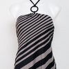 #105 DKNY Swin Halter Top Black | c. 206 | Size 8