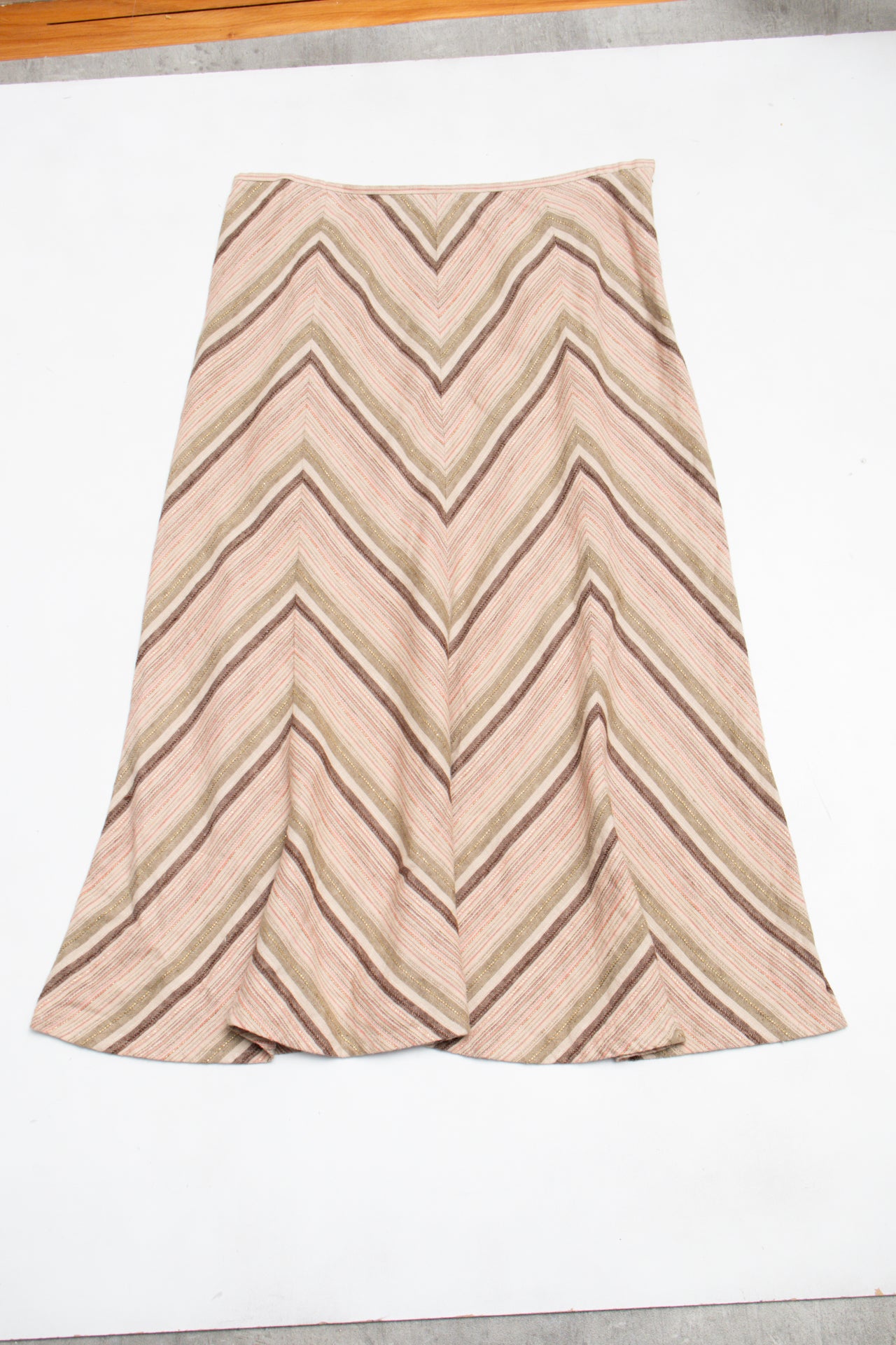 #156 Jm Collection Skirt Beige | c. 202 | Size 12