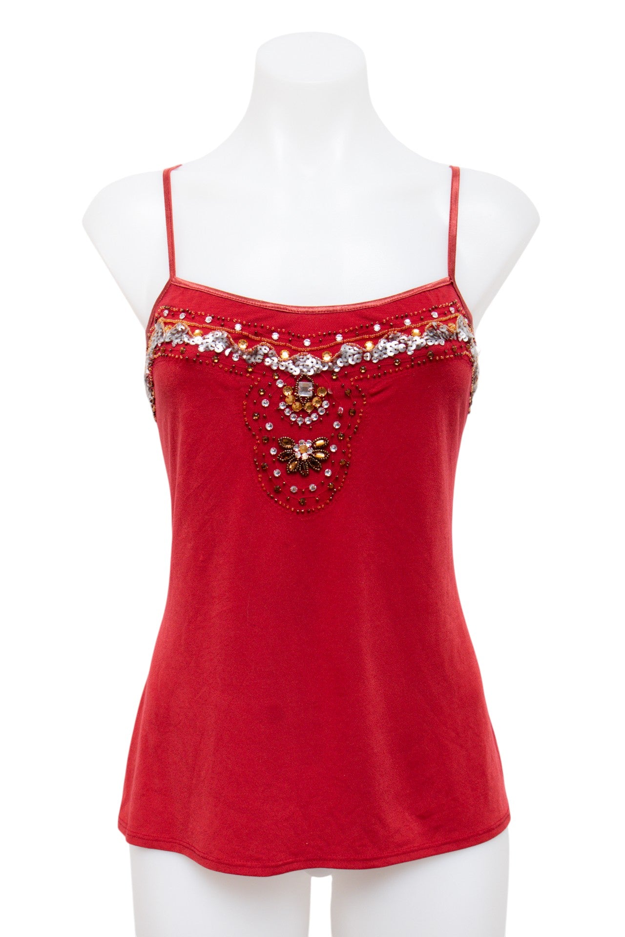 #13 Le Chateau Cami Top Red | c. 196 | Size 12