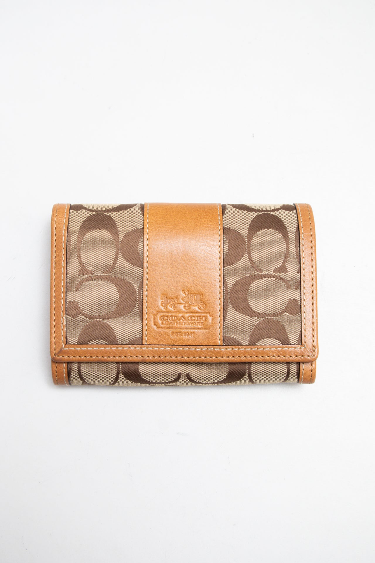 #199 Coach Wallet Brown | c. 205 | Size