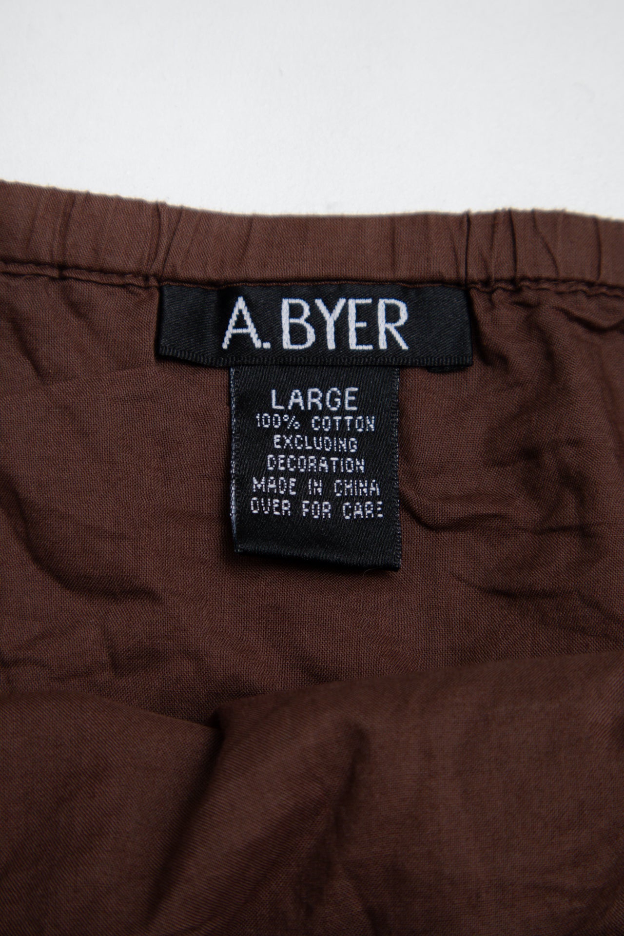 #130 A. Byer Skirt Brown | c. 193 | Size 12