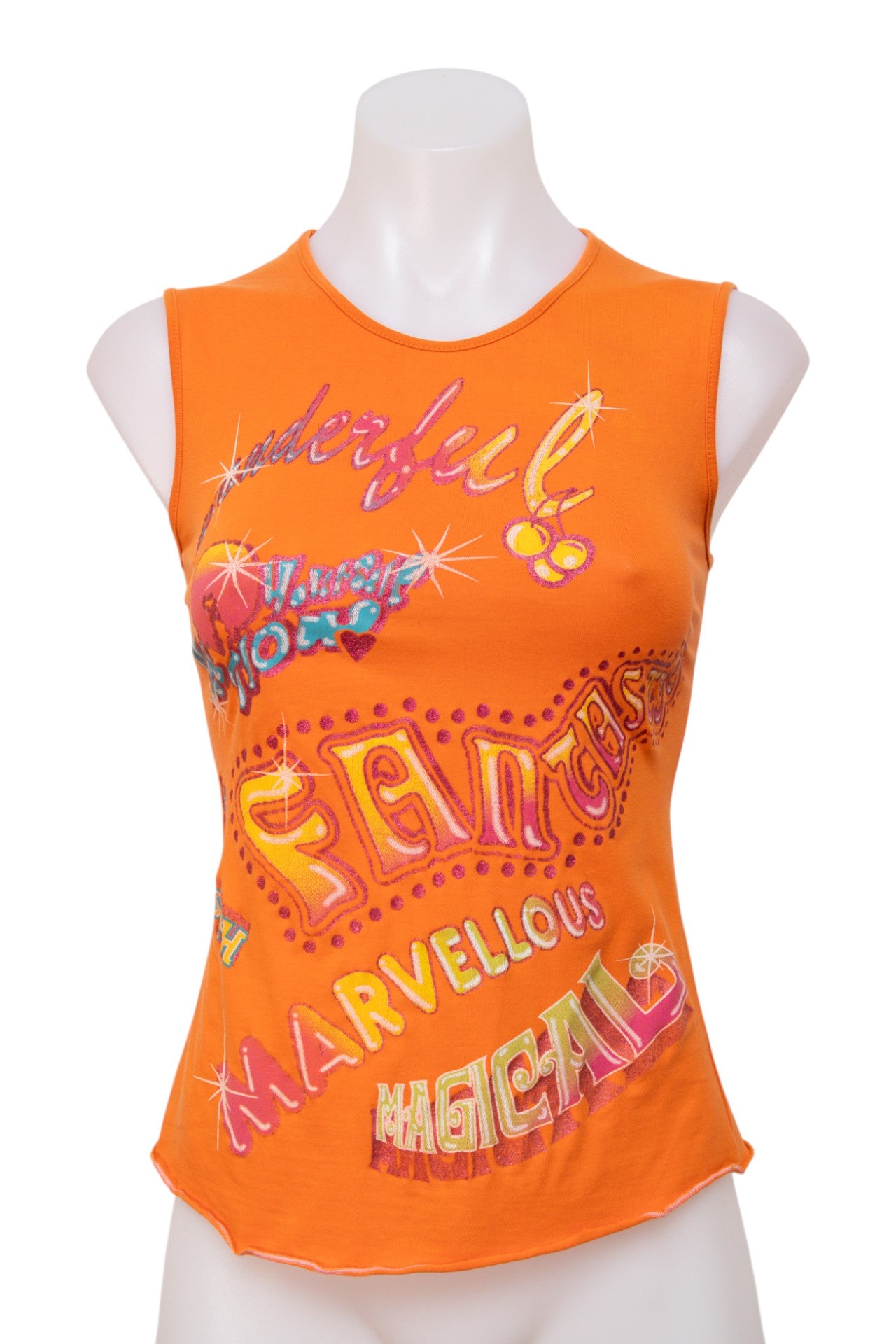 #071 Tank Top Orange | c. 199 | Size 8
