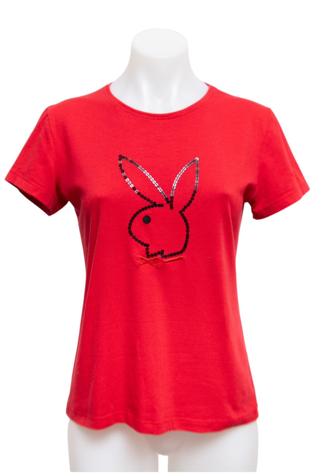 #09 Playboy T-shirt Red | c. 180 | Size 12