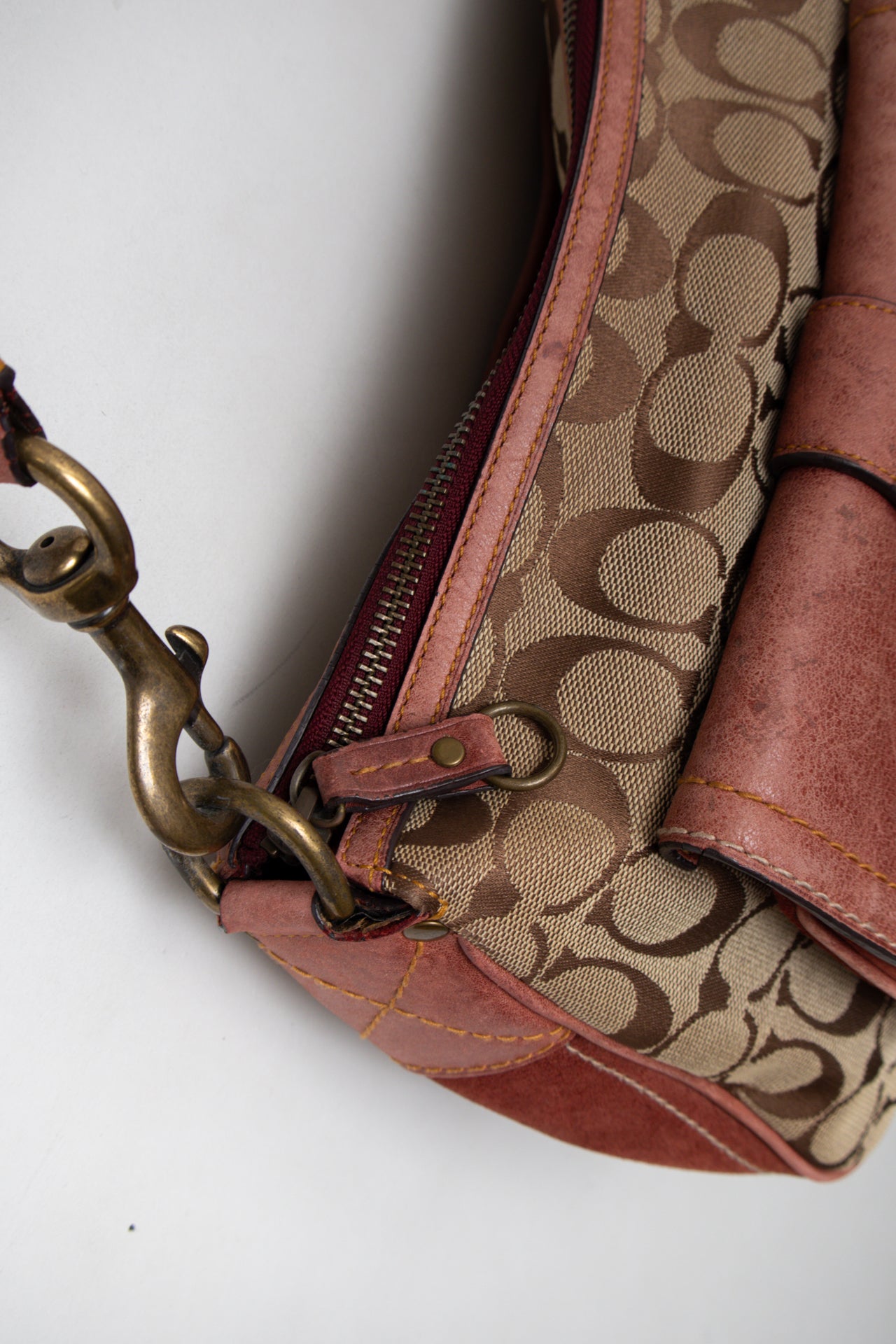 #189 Coach Shoulder Bag Brown | c. 196 | Size