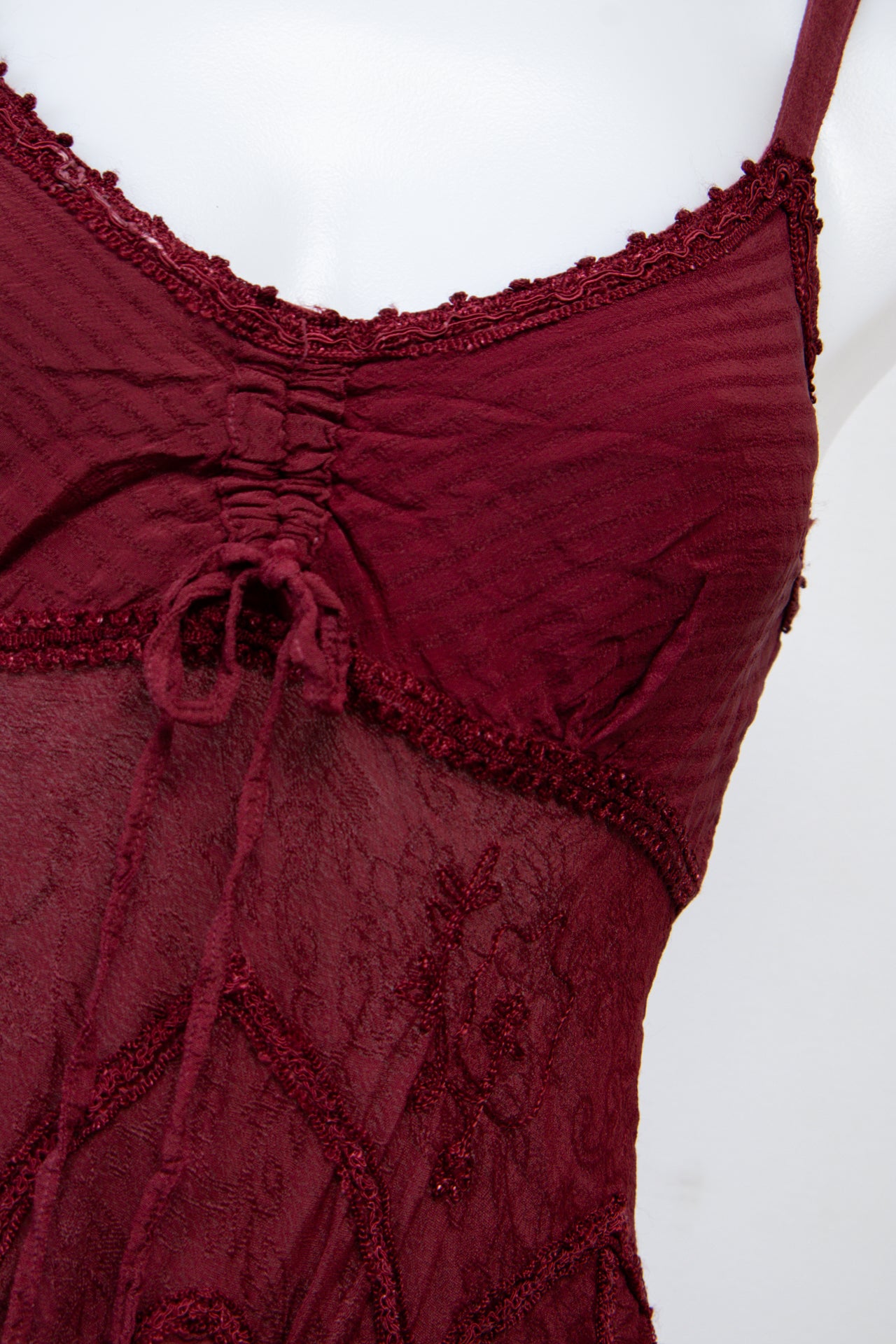 #124 Flower Camisole Red | c. 207 | Size 8