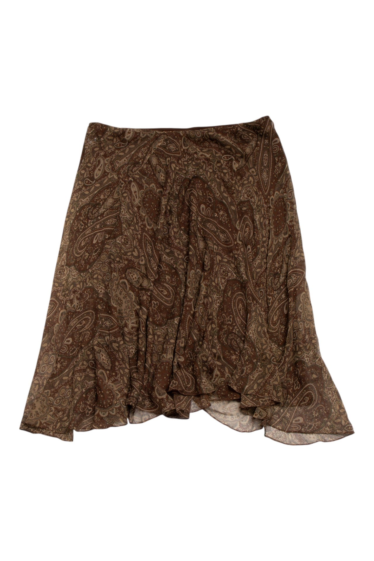 #165 Lauren Ralph Lauren Skirt Brown | c. 197 | Size 14