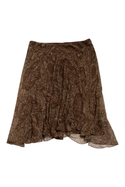#165 Lauren Ralph Lauren Skirt Brown | c. 197 | Size 14