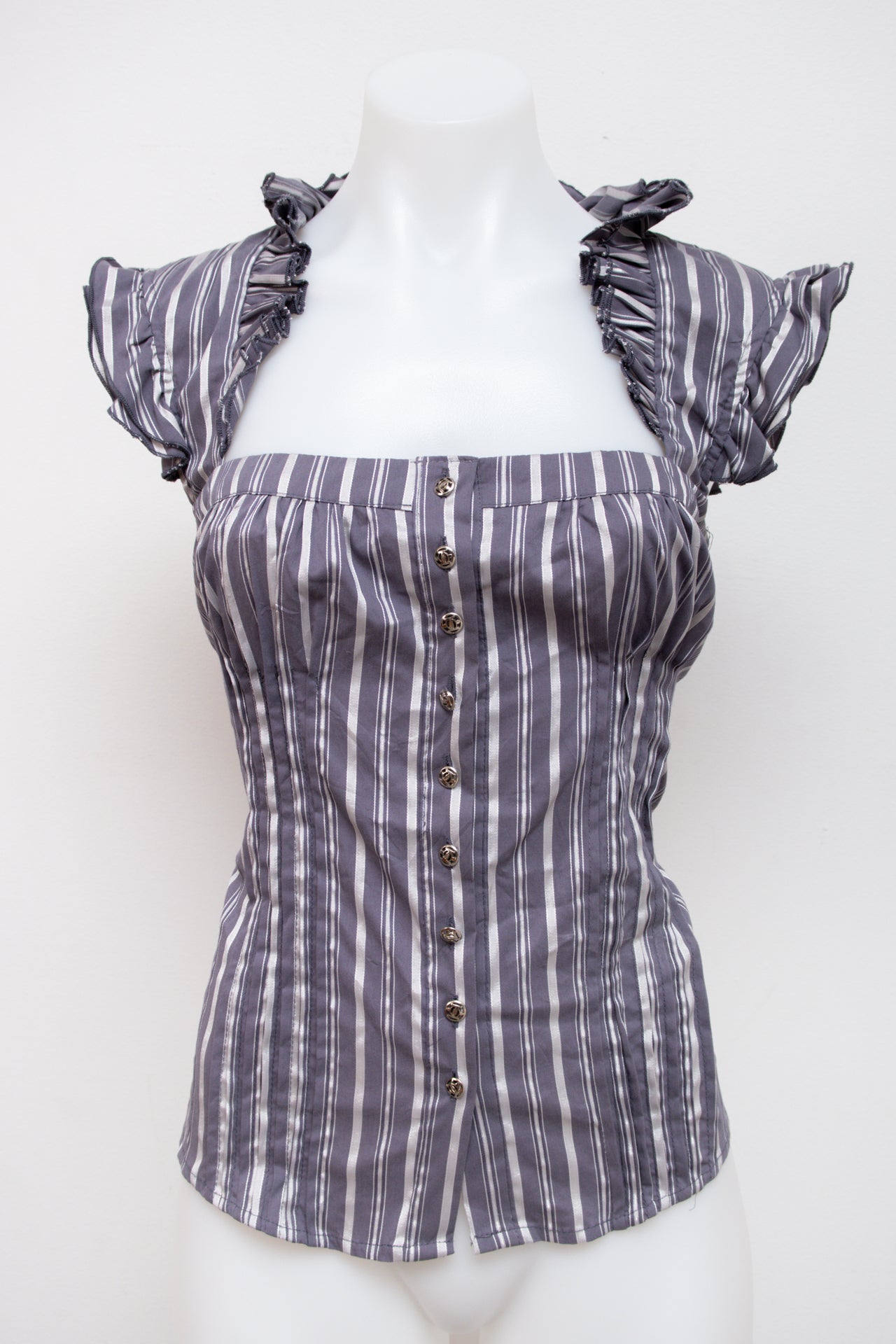 #26 Suzy Suzy Shier Camisole Top Gray | c. 196 | Size 10