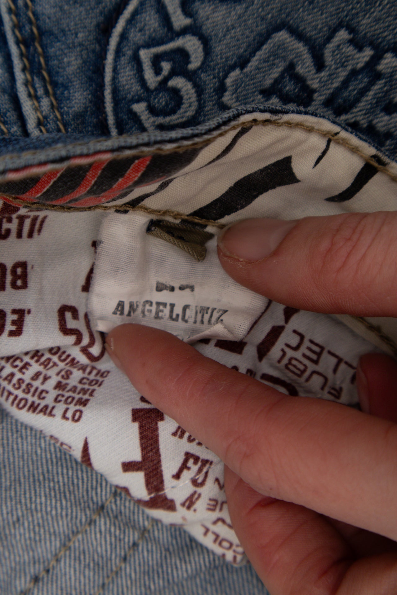 #058 Angel Cityz Jeans Blue | c. 206 | Size 8