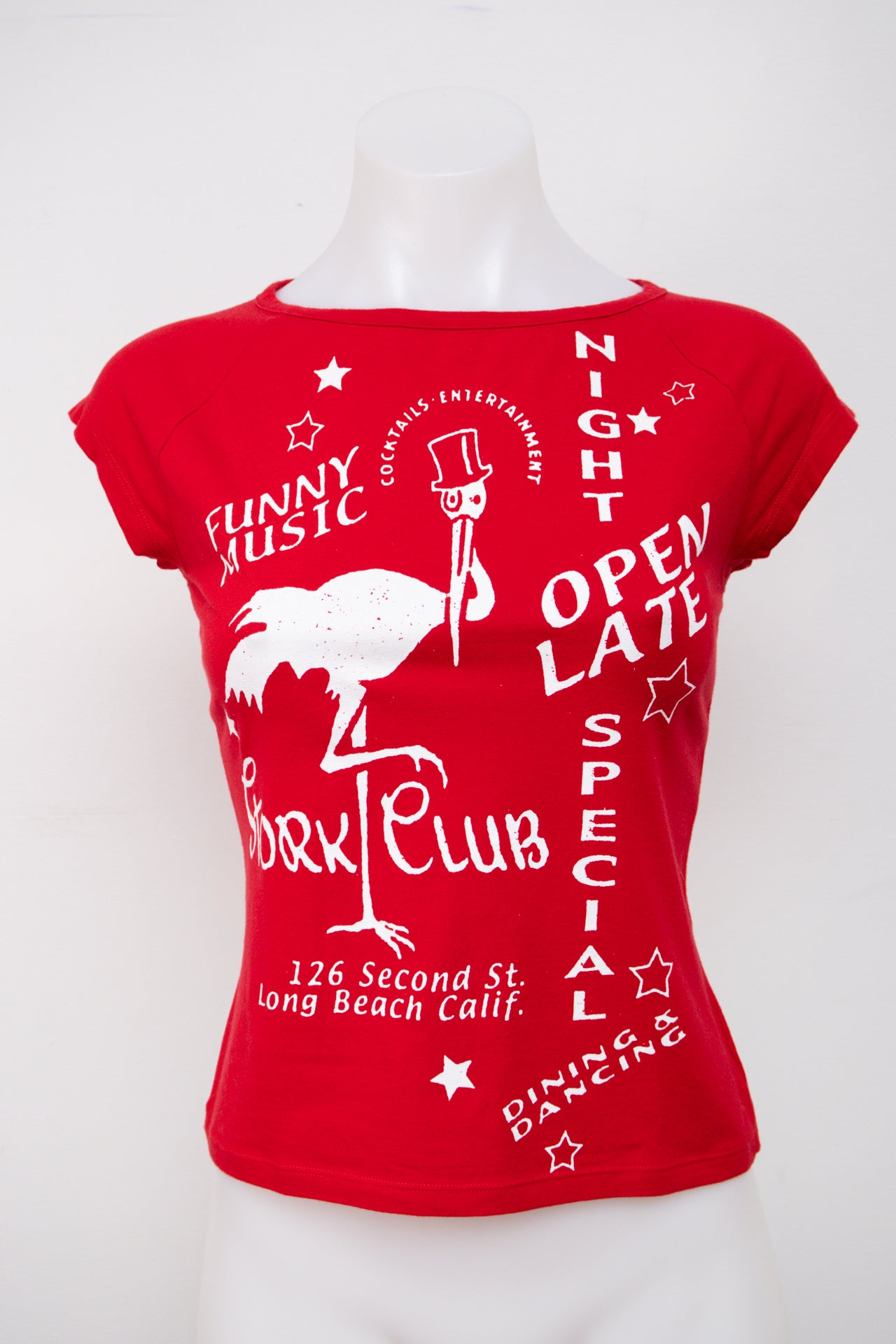 #050 United Colors Of Benetton T-shirt Red | c. 201 | Size 8