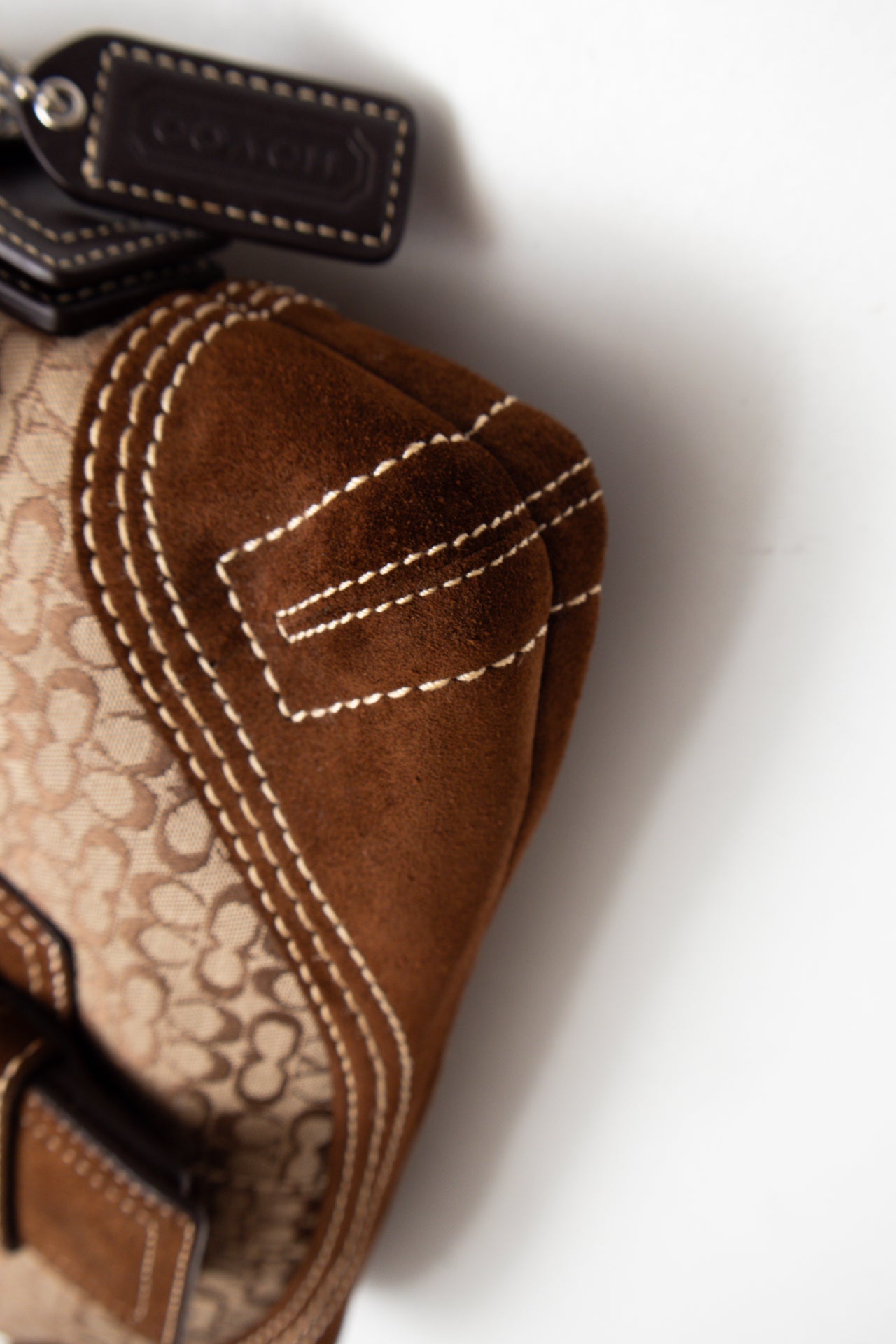 #171 Coach Shoulder Bag Brown | c. 206 | Size