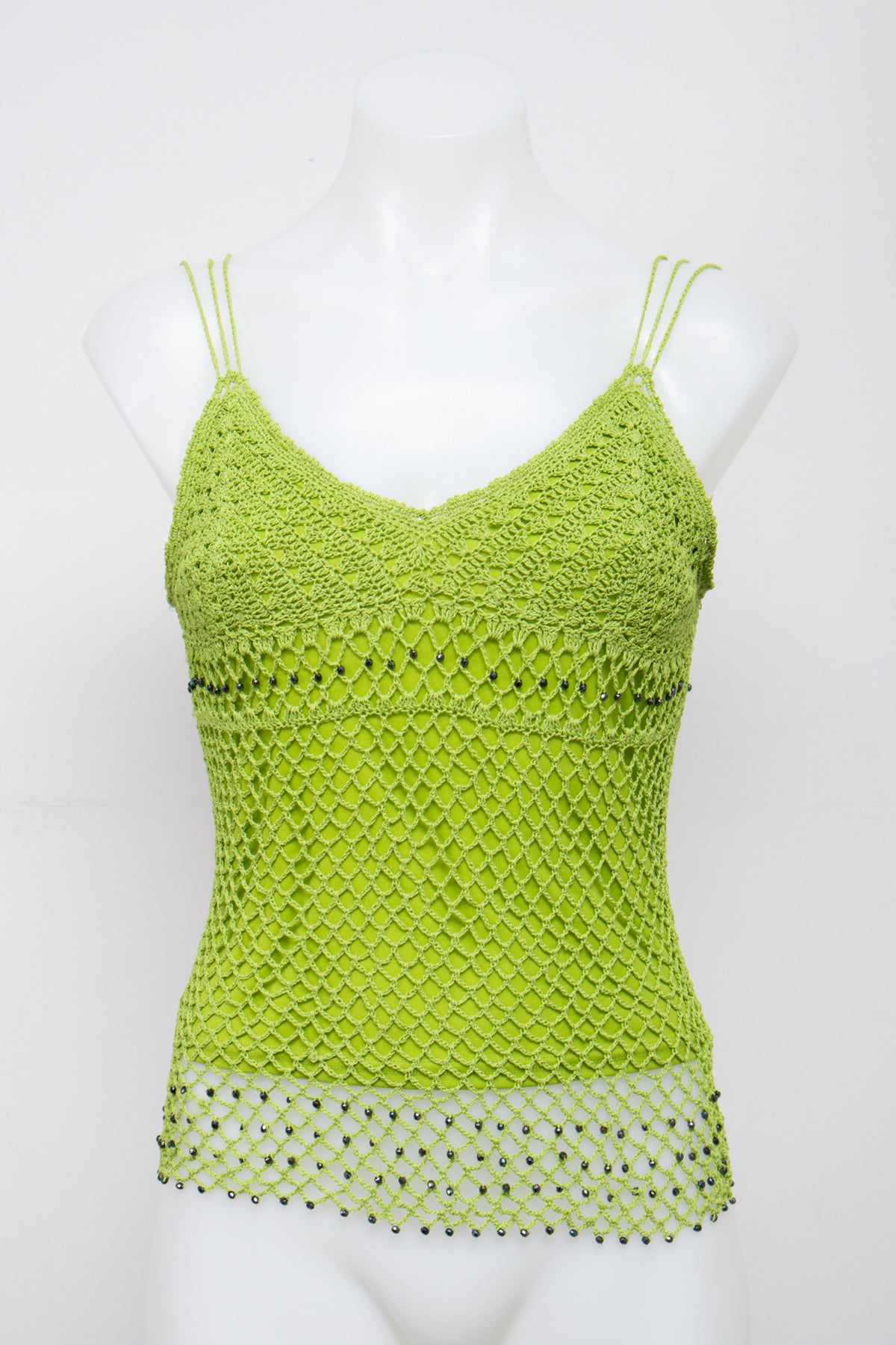 #001 Peace & Love Cami Green | c. 209 | Size 8